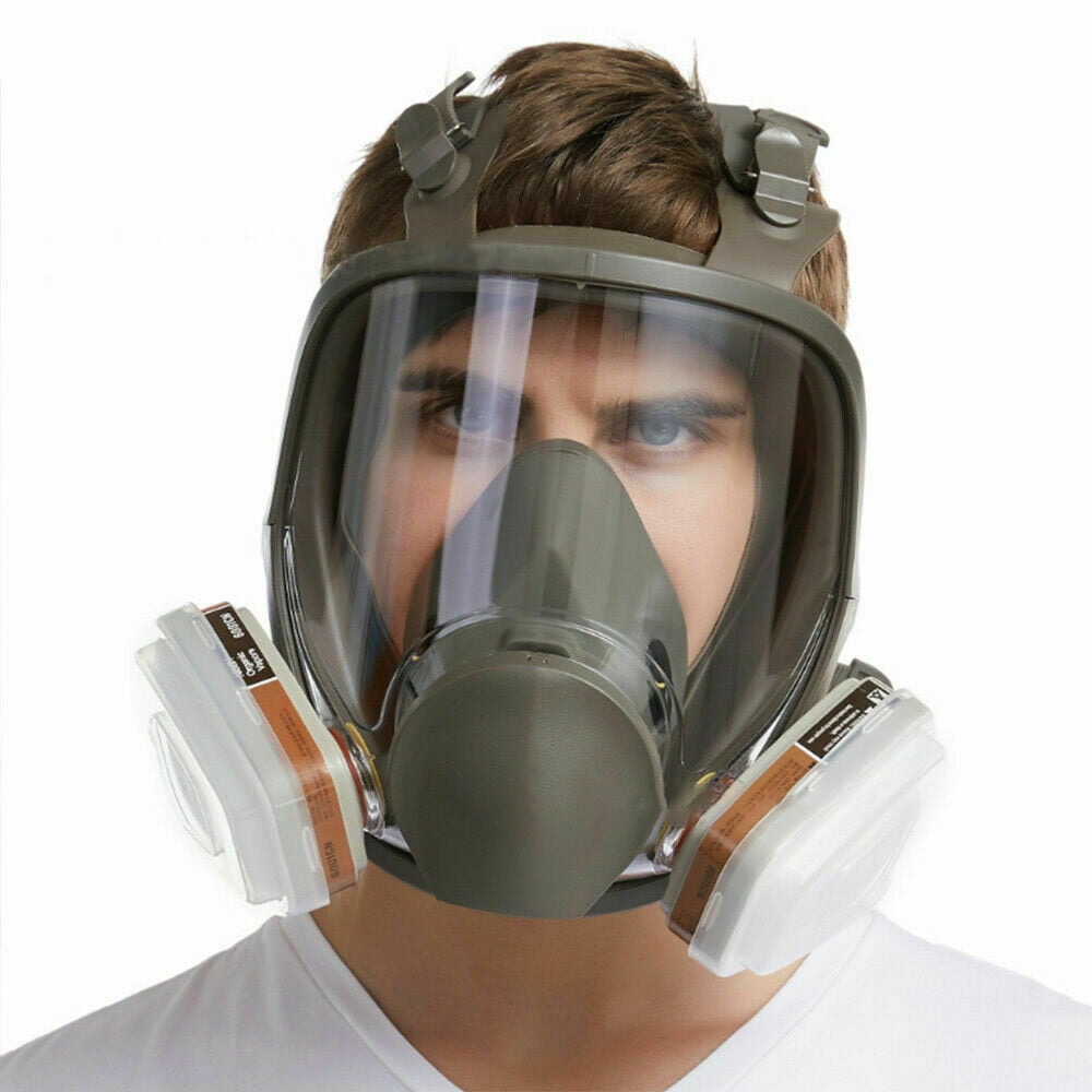 Máscara Facial Completa 15 En 1, Reutilizable, Amplio Campo De Visión, Muy Utilizada En Pintura Y Soldadura De Carpinteria Respirador 6800