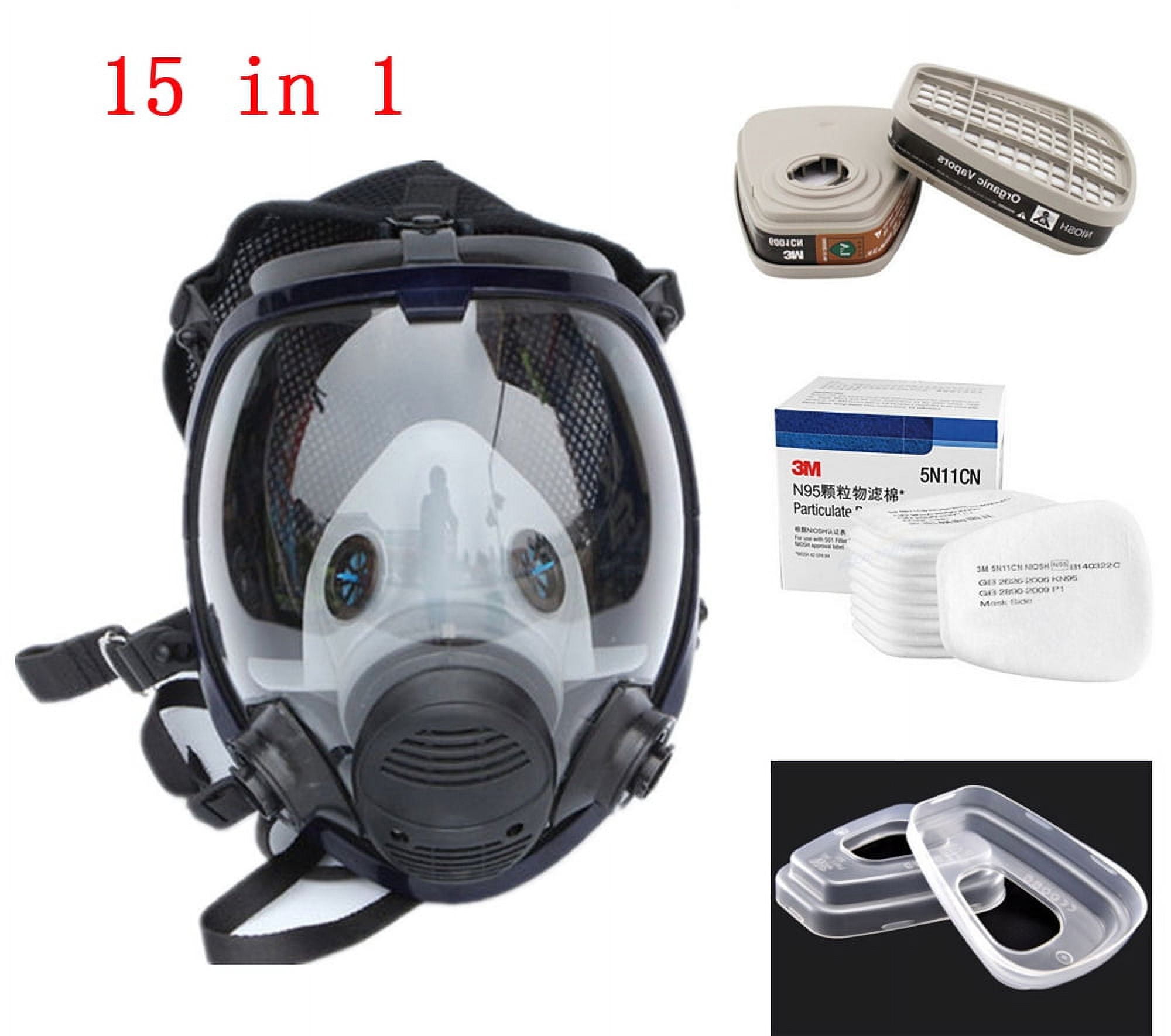 15 in 1 Set Similar As 6800 Gas Mask Full Face Facepiece Respirator For Painting Spraying