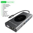 15 in 1 USB C for MacBook Pro 4K HDMI VGA RJ45 Gigabit 14 Port Adapter