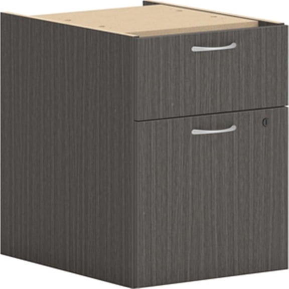 15 in. 2 x Box & File Mod Desk Component Pedestal Hanging Drawer - Steel Ball Bearing, Teak