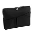 thumbnail image 1 of 15 in. Auburn Nylon Laptop Sleeve, Black, 1 of 1