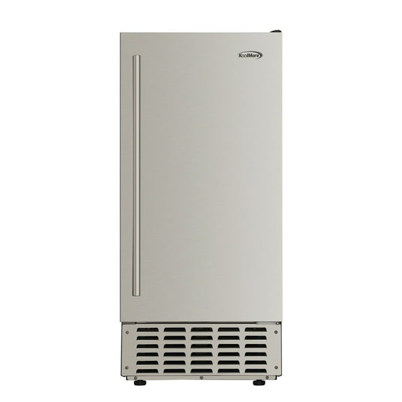 15 in. Built-in Residential Pearl Ice Nugget Maker, 66lb /day with Drain Pump in Stainless-Steel (KM-BIM66-NSS)