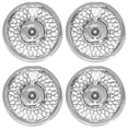 thumbnail image 1 of 15 in. Chrome Laced Design Wheel Covers, 1 of 1