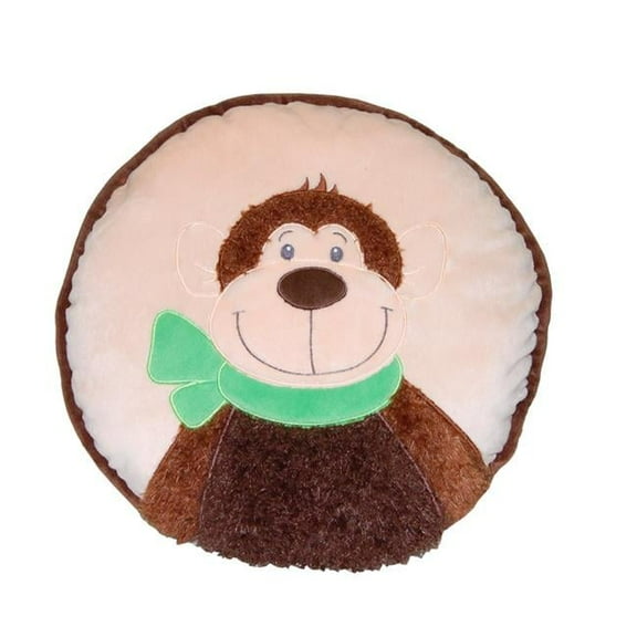 15 in. Kids Character Pillow - Monkey