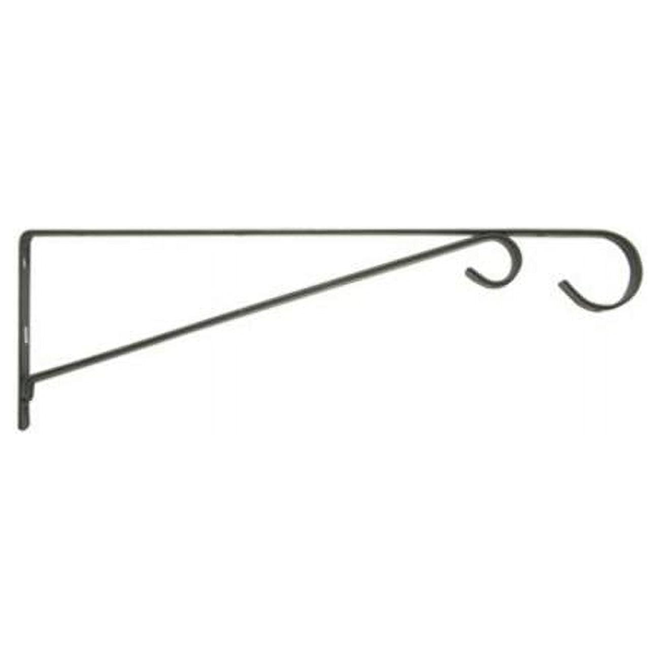 Panacea Black Steel 15 in. Wall Mount Plant Hook