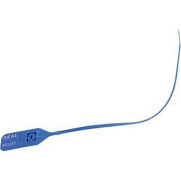 15 in. Sealed Security Seals, Blue - Pack of 100