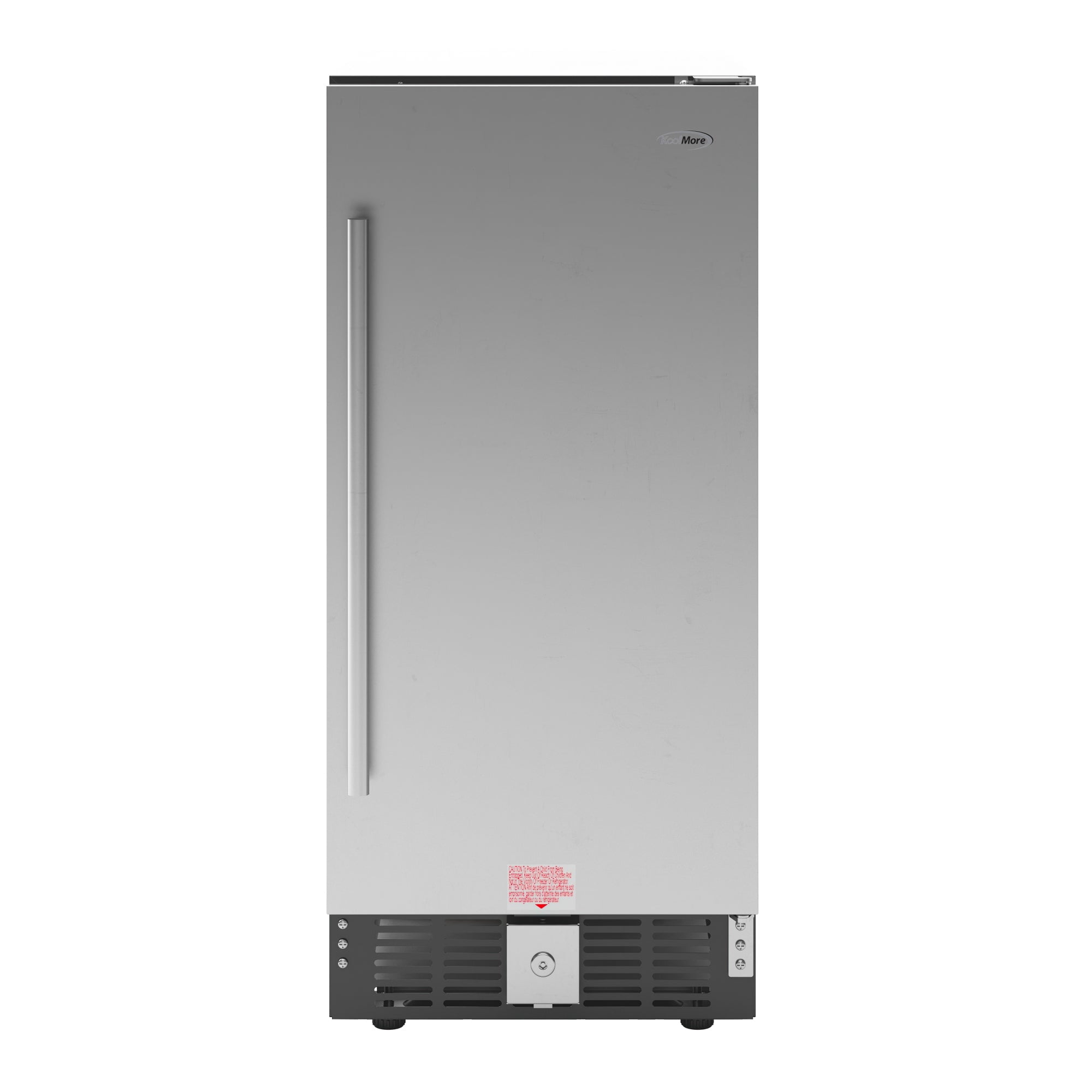 15 in. Small Stainless Steel Built-In Refrigerator and Beverage Cooler, 3 cu. ft. - KM-BIR3C-SS.