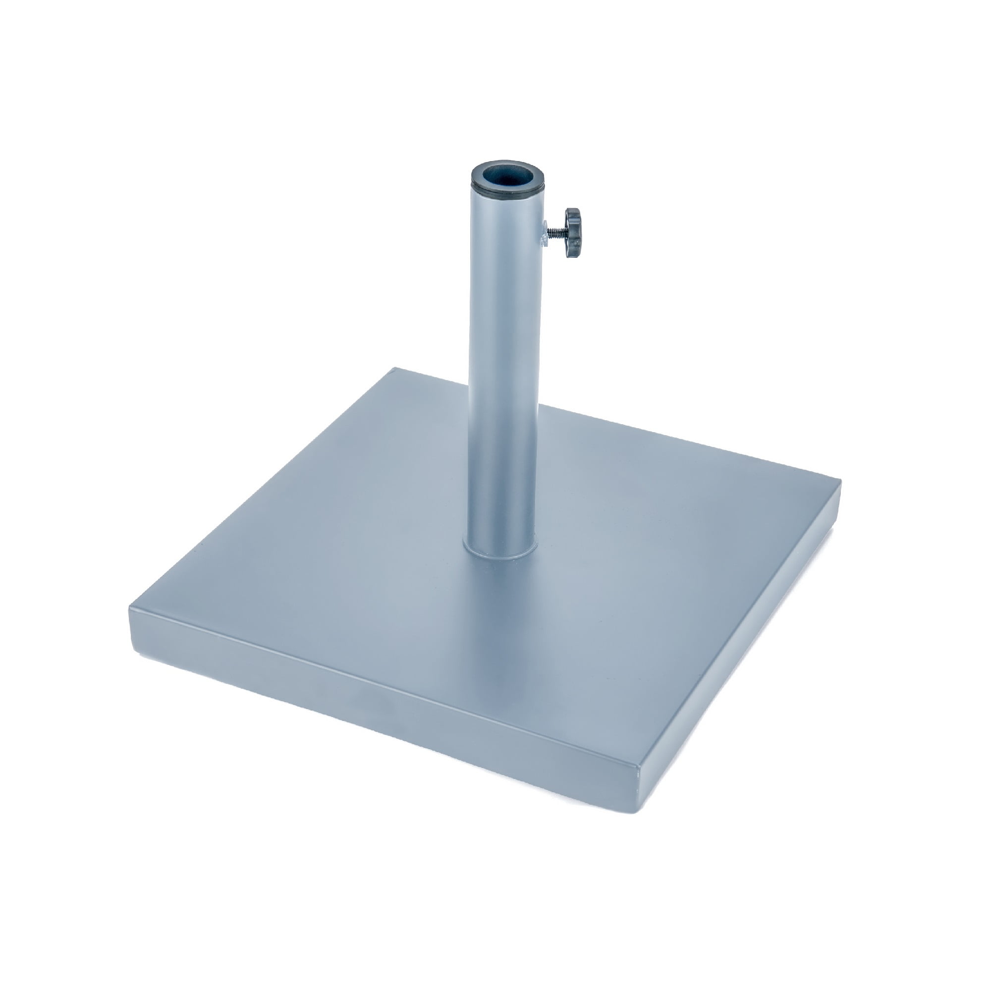 15 in Square 28 lb Cement Umbrella Base (Grey)