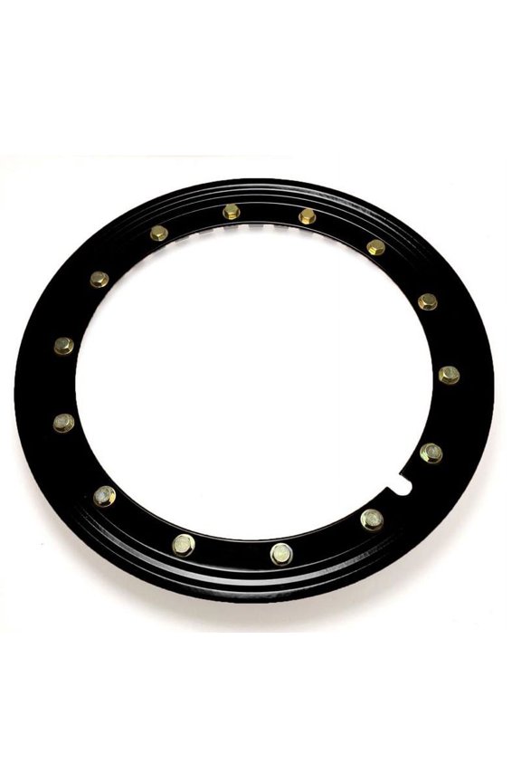 15 inch Black Simulated Beadlock Ring - single