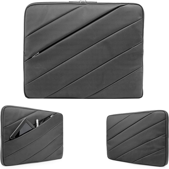 15 inch Device Sleeve Pouch Bag, Cushioned Interiors, Sleek with Front Pocket for Acer Chromebook 514 Dell 3100 HP x2 Surface Laptop 4 Zenbook 14
