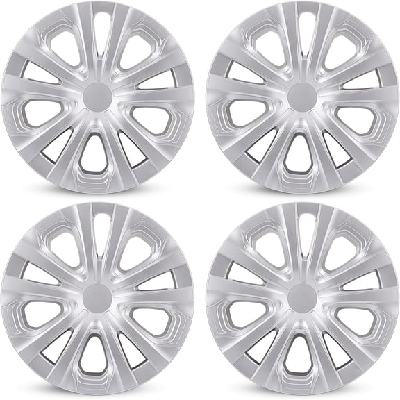 15-inch HubCaps For 2016-2022 TOYOTA PRIUS;2017-2020 TOYOTA PRIUS PRIME ; 2020-2024 TOYOTA COROLLA HYBRID ; For Factory Wheel Covers ; Set Of 4 Packs