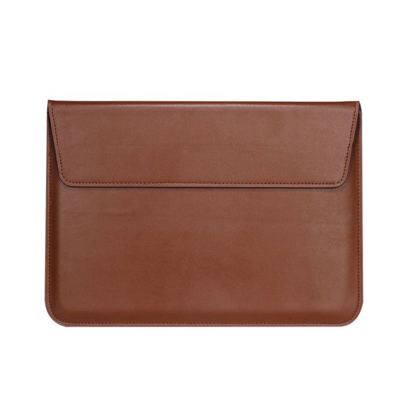 15 inch Laptop Stand Sleeve Case, Faux Leather, Envelope bag transverse laptop bag, Laptop protective case