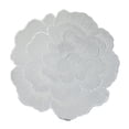 thumbnail image 1 of 15 inch Round Placemats,Decorative Rose Place Mats for Kitchen Dining Table,Washable Heat Resistant & Non Slip Vinyl Table Mats For Holiday Wedding Party Centerpiece Table Decor(Silver), 1 of 6