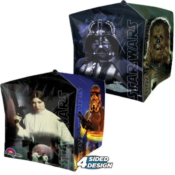 15 inch STAR WARS CUBEZ   Foil Mylar Balloon  Party Supplies Decorations