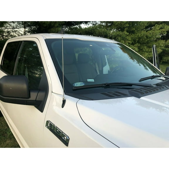 15" inch Stainless Steel Antenna Mast Power Radio AM/FM for FORD F-150 2009-2022 New