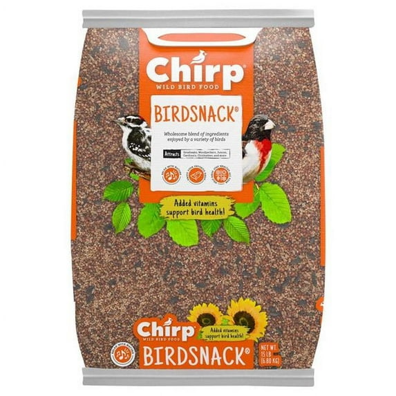 15 lbs Birdsnack Wild Bird Sunflower Seeds Wild Bird Food