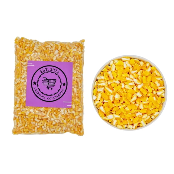 15 lbs Golden Hominy Dried, Broken - Maiz Trillado - Dry Corn Broken - Dried Hominy Bulk - Despensa Colombiana