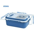 thumbnail image 1 of 15 lbs Stainless Steel Rice Storage Container Bin with Lid Airtight Canister for Cereals Flour Sugar Tea Milk Wine Ice Dry Wet Food Blue, 1 of 6