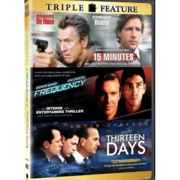 15 minutes / frequency / thirteen days