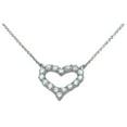 thumbnail image 1 of 15 mm Sterling Silver Heart Necklace, 1 of 1