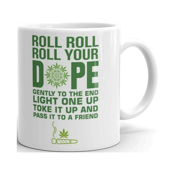 15 oz Best in Ca!**bis Accessories M@***!ana Gifts Roll Your D@pe Funny W**d Smokers Novelty Coffee Mug
