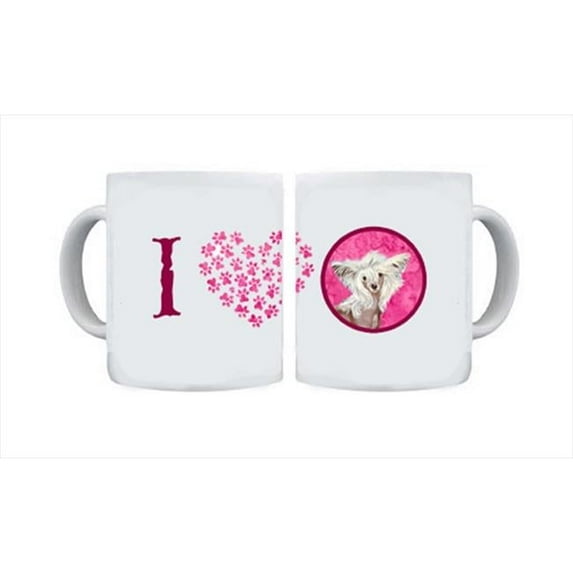 15 oz. Chinese Crested Dishwasher Safe Microwavable Ceramic Coffee Mug