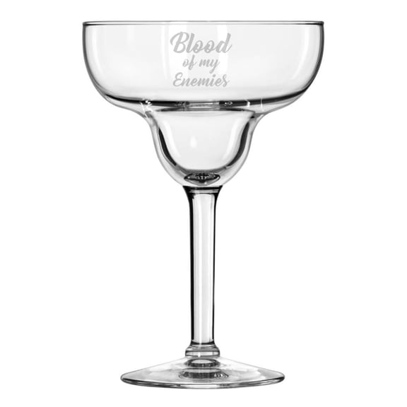 15 oz Margarita Cocktail Glass Gift Blood Of My Enemies