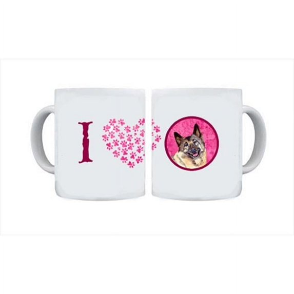 15 oz. Norwegian Elkhound Dishwasher Safe Microwavable Ceramic Coffee Mug