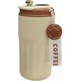 thumbnail image 1 of 15 oz Stainless Steel Coffee Mug,Vacuum Insulated Tumbler with temperature display,Coffee Thermos Outdoor,Camping Mug with Leak-Proof Lid,Portable Cups for Keep Hot/Ice,Mother's day gift, 1 of 4