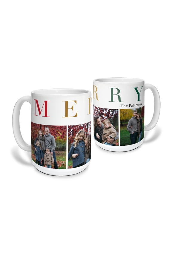 Customizable Photo Mug with Designs, 15 oz
