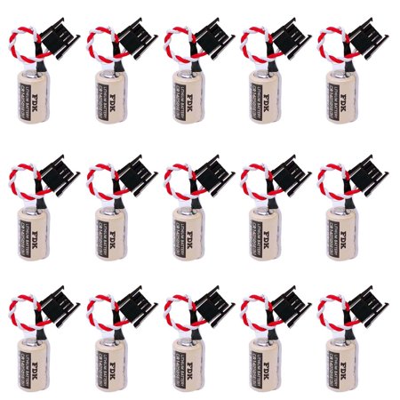 15 pack CR14250SE 3V 1800mAh Battery for 1747-BA PLC SLC500 Battery for FDK CR14250SE