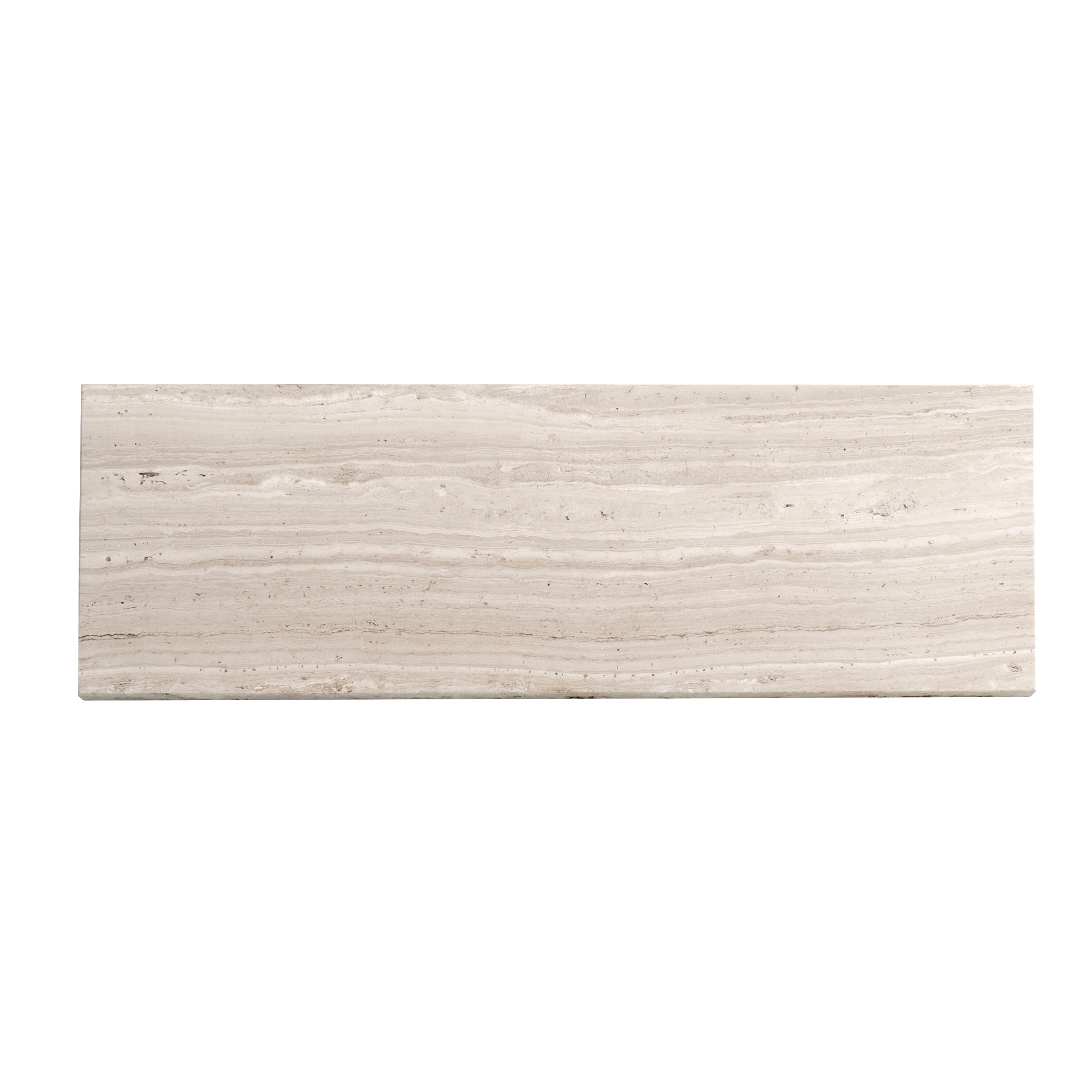 Wooden Beige 4" x 12" Honed Marble Subway Tile