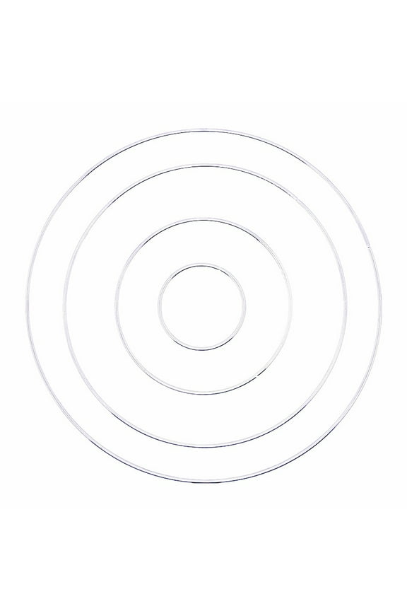 15 pc Iron Hoops Macrame Ring for Crafts and Woven Net/Web with Feather Supplies Ring 200mmDIY