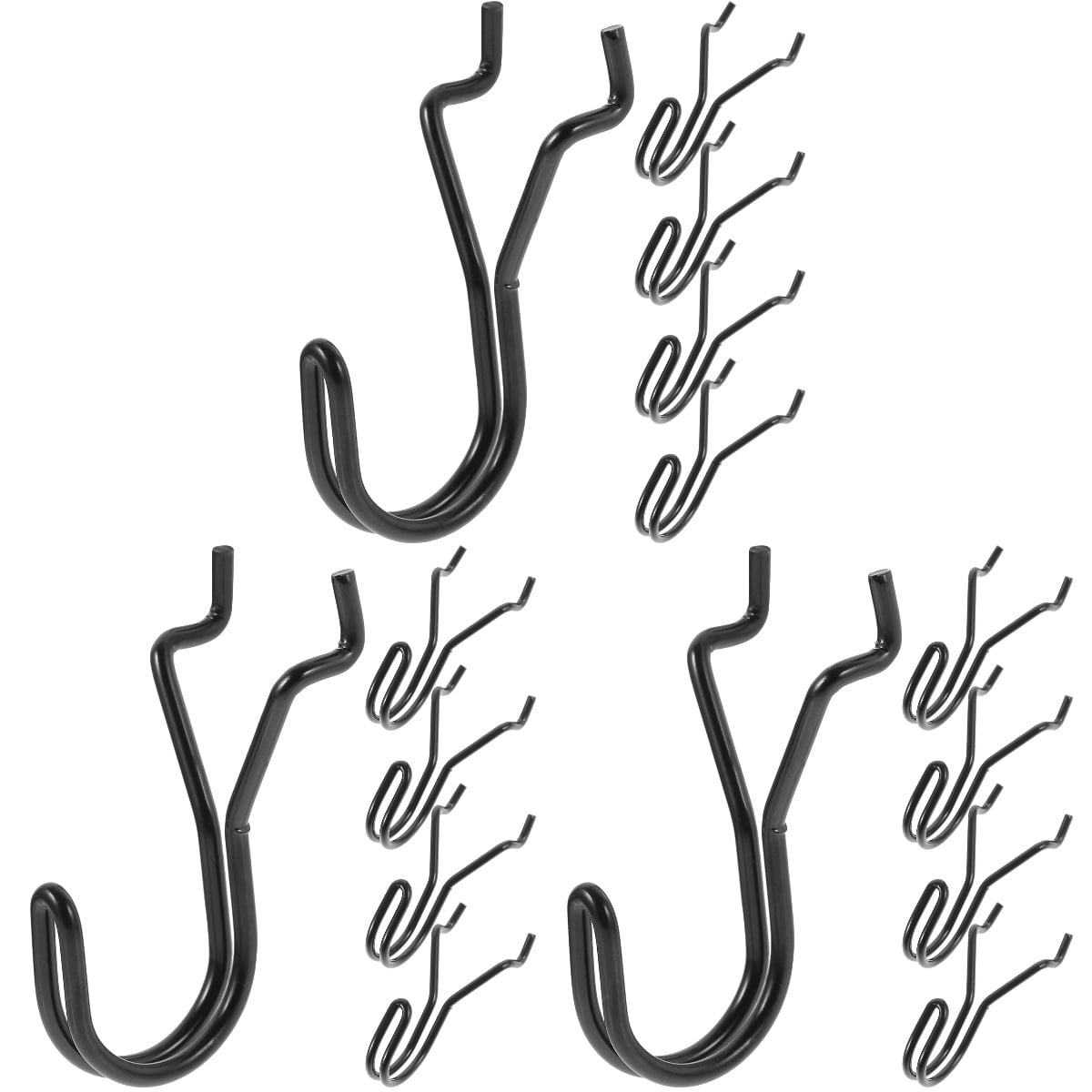 15 pcs Pegboard Hooks Heavy Duty Pegboard Display Hangers Metal
