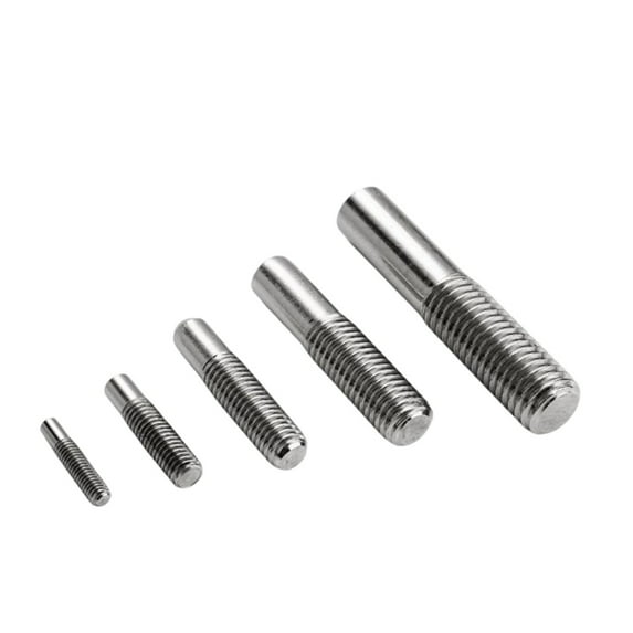 (15 pieces ) 304 Stainless Steel Single -Headed Half Thread Screw M5X12mm (whole teeth).