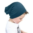 thumbnail image 1 of $15 & under Aueoeo Winter Fall Kids Slouchy Beanie Winter Hat Cute Boys Girls Children Knitted Cotton Skull Cap Blue, 1 of 3
