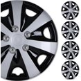 thumbnail image 2 of 16 Wheel Covers Set Of 4 WOLFSTORM 4-Pack 16 Inches Wheel Rim Cover Hubcaps,Redesign Fashion Style Replacement Hubcaps,Car Truck SUV Hub Accessories, Blue&Black, Hubcaps - Canada 16 Inch Hub Caps Set Of 4 2 of 14