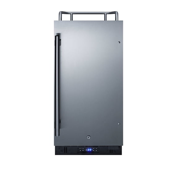 Summit SBC15NKCSS 15''W Built-In Kegerator - S Steel/S Steel