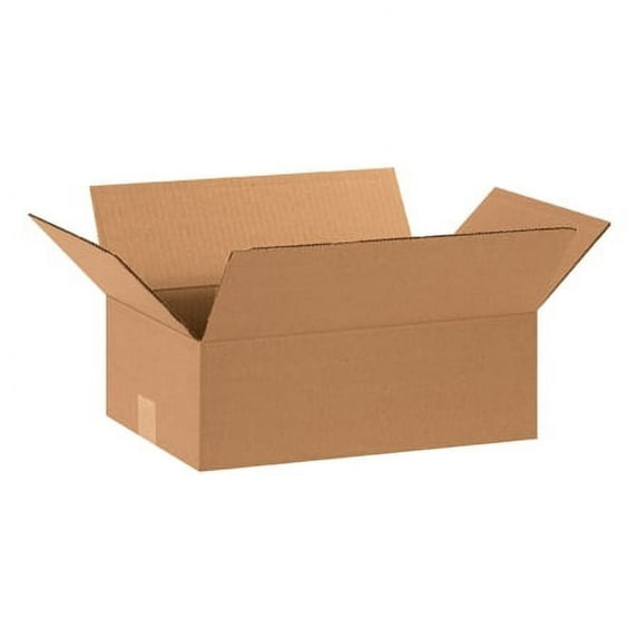 15 x 10 x 5" ECT-32 25 Pack Kraft Corrugated Boxes