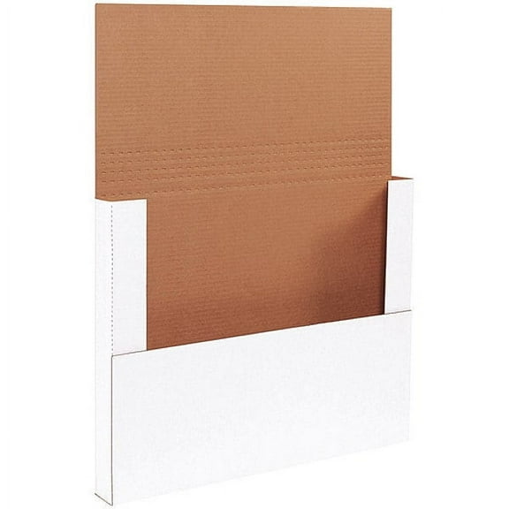 Partners Brand Mailer,Esy Fld,15"x11 1/8"x6",White,PK50 M15116BF