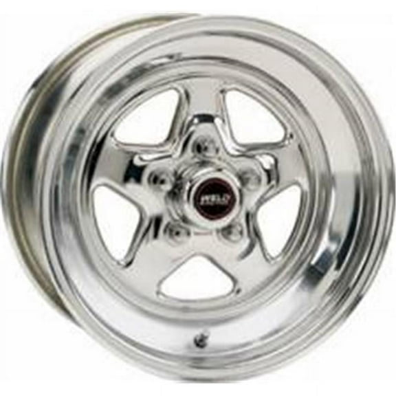 15 x 12 in. 5 x 4.75 in. Bolt Circle 6.5 in. Back Spacing 16.7 lbs Pro Star Polished Wheel
