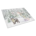 thumbnail image 1 of 15 x 12 in. Unisex Cocker Spaniel Black with Christmas Presents Glass Cutting Board, Multi Color - Large, 1 of 1