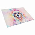 thumbnail image 1 of 15 x 12 in. Unisex Great Pyrenees Hippie Dawg Glass Cutting Board - Large, 1 of 1