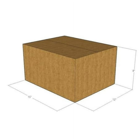 15" x 12" x 8" Corrugated Boxes 32 ECT (Pack of 10-15x12x8) | Quality Moving Boxes. Great for Shipping Boxes for Business, Office or Home.