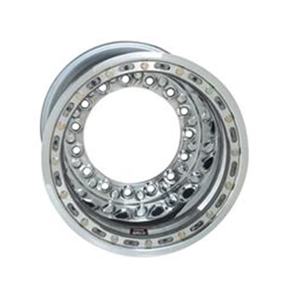 15 x 14 in. Wide 5XL 5 in. Back Space Wheel with Cover No-Loc
