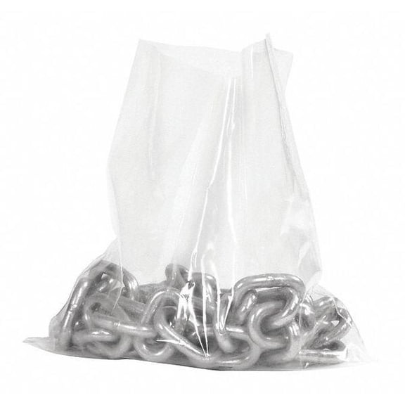 Office Depot Brand 1 Mil Flat Poly Bags 15" x 15", Box of 1000