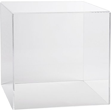 Pedestal Stands 4 Pack 12 Glossy Black Acrylic Display Box With One Open Side No Lids Versatile Square Retail Product Riser Or Merchandise Storage Bin By Pedestal Stands For Display