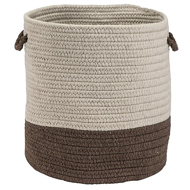 15 x 15 x 16 in. Sunbrella Coastal Basket, Mink