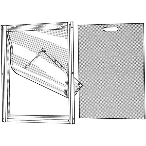 15" x 20" Pet Door for Chicken Coops, Dog Kennels & Outdoor Structures