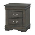 thumbnail image 1 of 15 x 21 x 24 in. Dark Gray Wood Nightstand, 1 of 1
